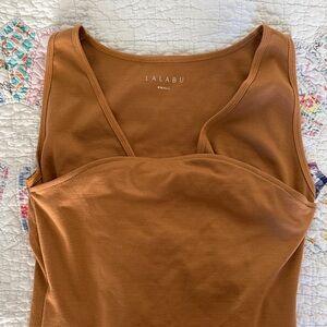 Lalabu Brown baby wearing Tank Top